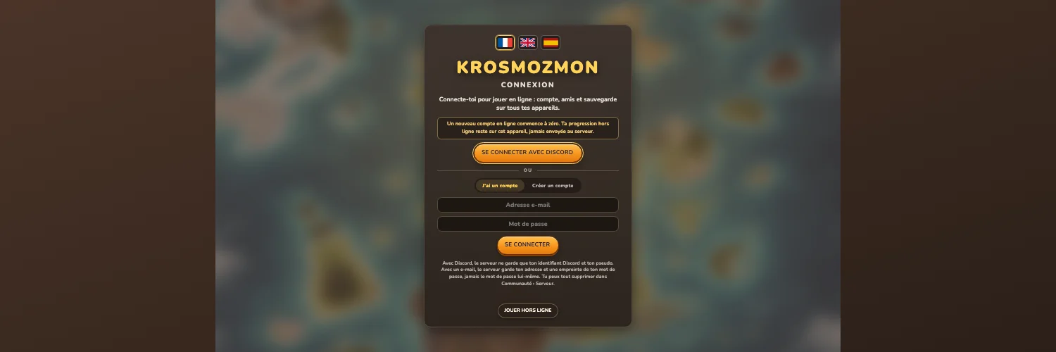 Bannière de KrosmozMon